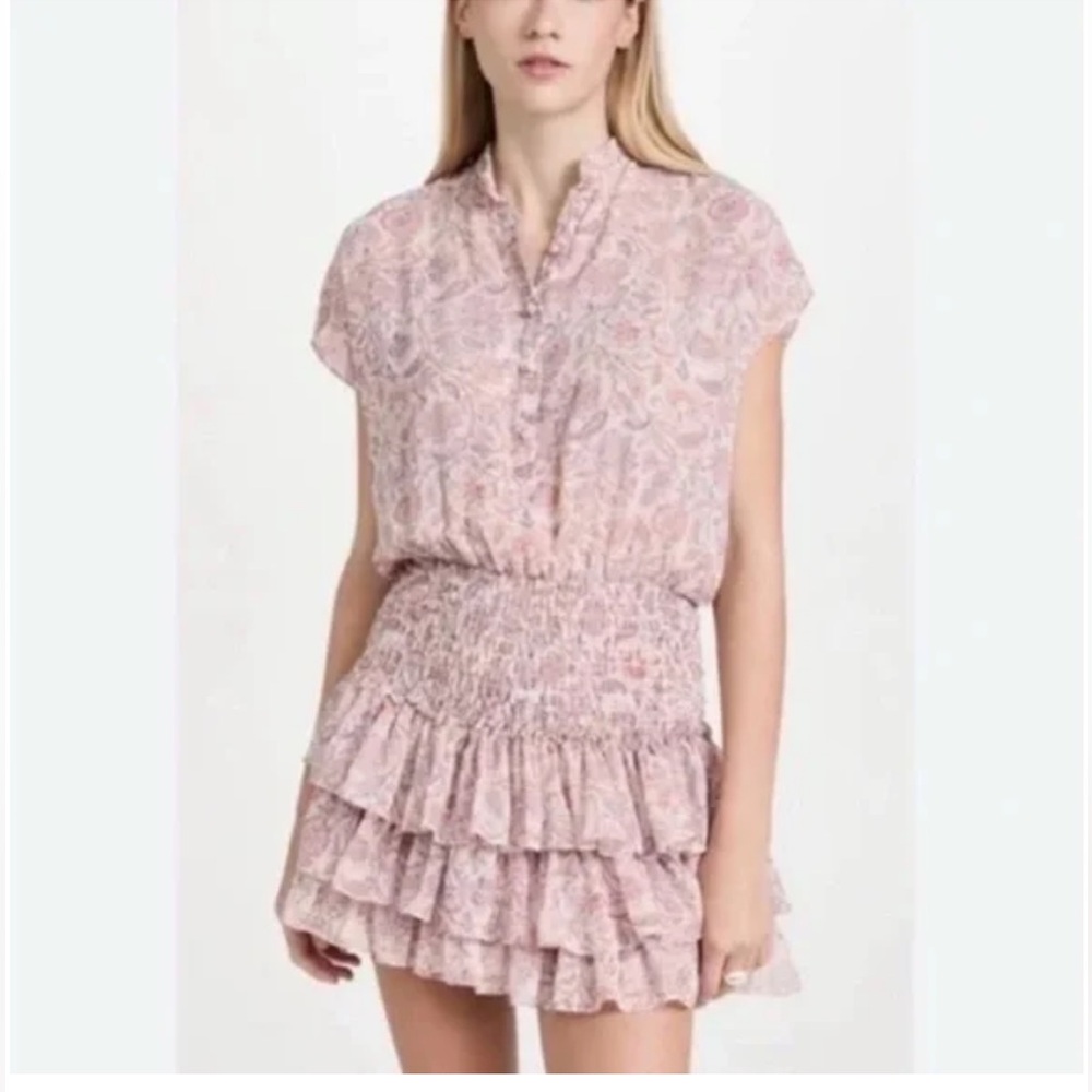 MISA Eloisa dress, pink floral, size M
